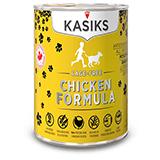 Kasiks Chicken Dog Food 12.2oz can each