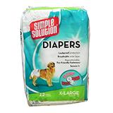 Diaper Garment Dog Diaper Disposable Large/XLarge 12pack