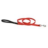 Lupine Nylon Dog Leash 4-foot x 1/2-inch Red