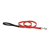 Lupine Nylon Dog Leash 6-foot x 1/2-inch Red