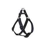 Nylon Dog Harness Step In Black 10-13 inches