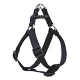 Nylon Dog Harness Step In Black 19-28 inches