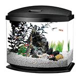 Aqueon Mini Bow LED BLACK 5 gallon Tank