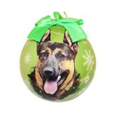 E&S Imports Shatterproof Animal Ornament German Shepherd