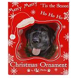 E&S Imports Shatterproof Animal Ornament Black Lab