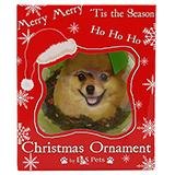 E&S Imports Shatterproof Animal Ornament Pomeranian