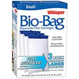 Whisper Aquarium Power Filter Bio-Bag Lg 3-pack