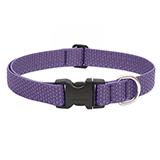 Lupine Nylon Dog Collar Adjustable Eco Lilac 12-20
