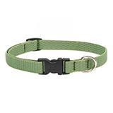 Lupine Nylon Dog Collar Adjustable Eco Moss 13-22