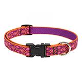 Dog Collar Adjustable Nylon Alpen Glow 13-22 3/4 inch wide