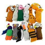 Barn Yarn Hand Knit Wool Cat Toy with Catnip 12 Pack