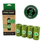 Poop Bags Compostable Roll 4 pack