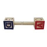 Baby Block Dumbbell Small Made in USA Bird Toy