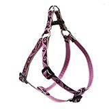 Nylon Dog Harness Step In Tickled Pink 12-18 inches