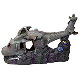 Exotic Environments Sunken Helicopter Aquarium Ornament