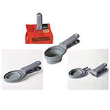 Clamp Scoop Collapsable Measuring Scoop and Bag Clamp