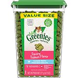 Greenies Feline Salmon Dental Treats for Cats 9.75 oz Tub