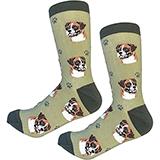 Unisex Boxer with Uncropped Ears Dog Socks