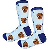Unisex Red Dachshund Dog Socks