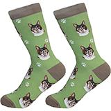 Unisex Calico Cat Socks