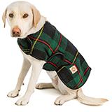 Handmade Dog Blanket Dog Coat Navy Tartan SM