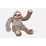 Fluff and Tuff Tico the Sloth Plush Dog Toy