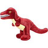 Fluff and Tuff Tiny T-Rex Plush Dog Toy