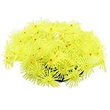 Yellow Clavularia Coral Aquarium Ornament 4-inch