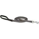 Lupine Nylon Dog Leash 6-foot x 1/2-inch Eco Granite