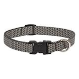 Lupine Nylon Dog Collar Adjustable Eco Granite 8-12