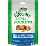 Pill Pockets Cat Tuna Cheese 45 Count