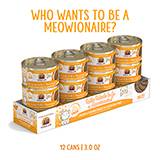 Weruva Cat Pate Who Wants to be a Meowionaire 12 - 3oz cans