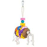 Accordian Crinkle Small Physical and Mental Bird Toy