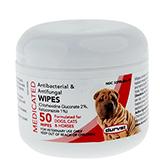 Durvet Antibacterial and Antifungal Wipes 50 count