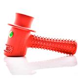 Puff Palz Hippie Hammer Dog Toy Red