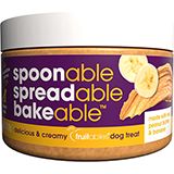 Fruitables Spreadable Peanut Butter Banana Treat for Dogs