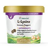 NaturVet Immune Support L-Lysine Cat Chews 60ct.