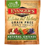 Evangers Nothing But Natural Chicken Jerky 4.5 oz Dog Treat