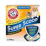 Arm and Hammer Super Scoop Unscented Cat Litter 14lb
