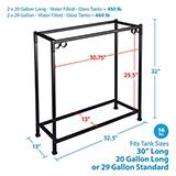 Stand Titaneze for 20lL/29 Gallon Aquariums