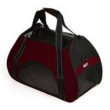 Pet Carrier Bag Pack Large Red 22 x 10 x 14