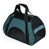 Pet Carrier Bag Pack Large Teal 22 x 10 x 14