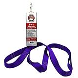 Sadie's 8in1 Security Nylon Dog Leash 6-foot x 1-inch Purple
