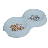 EcoWare Bamboo Double Cat Dish Assorted Colors