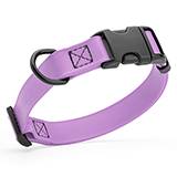Biothane Waterproof Adjustable Dog Collar Amethyst 12-19