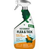Vets Best Natural Flea and Tick Spray Cotton Spice 32-oz.