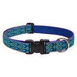 Dog Collar Adjustable Nylon Rain Song 16-28 1 inch wide
