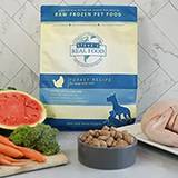 Steve's Real Dog Food Raw Frozen Turkey Recipe Nuggets 5Lb