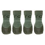 Sport Pawks Anti-Slip Dog Socks XSmall Olive
