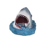 Orange JAWS with Air Tank Mini Aquarium Ornament